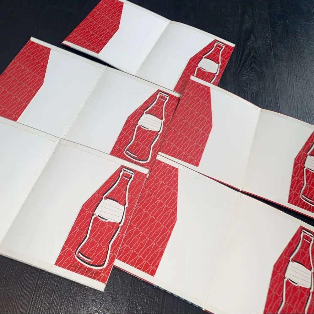Vintage 1995 Stuart‎ Hall Coca-Cola Polar Bears Pocket 3 Holes Folders Lot 5